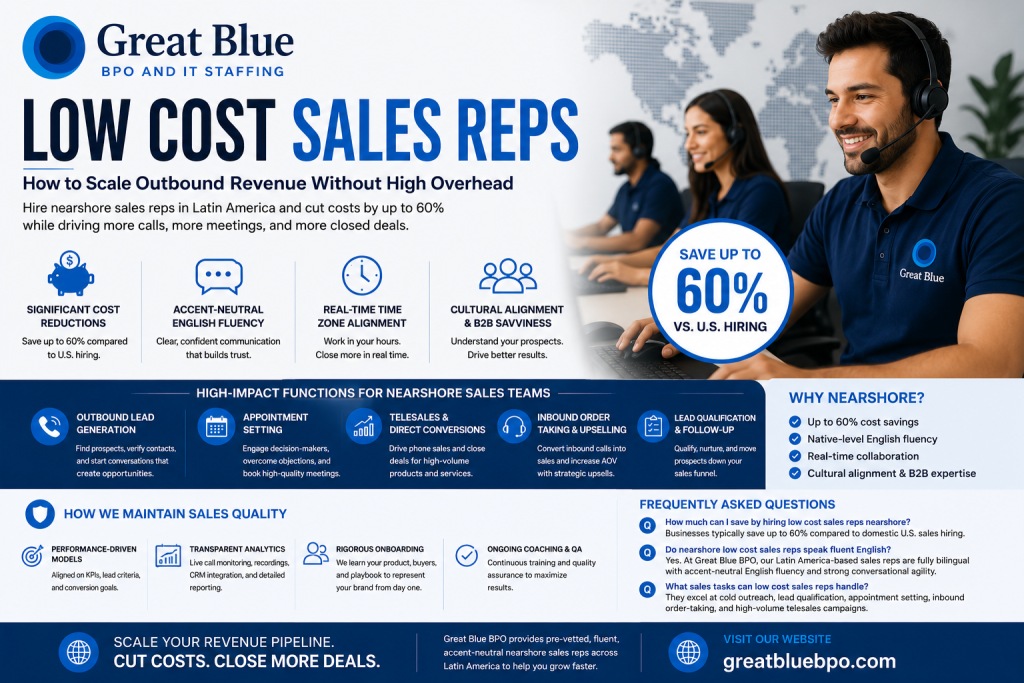 Low Cost Sales Reps